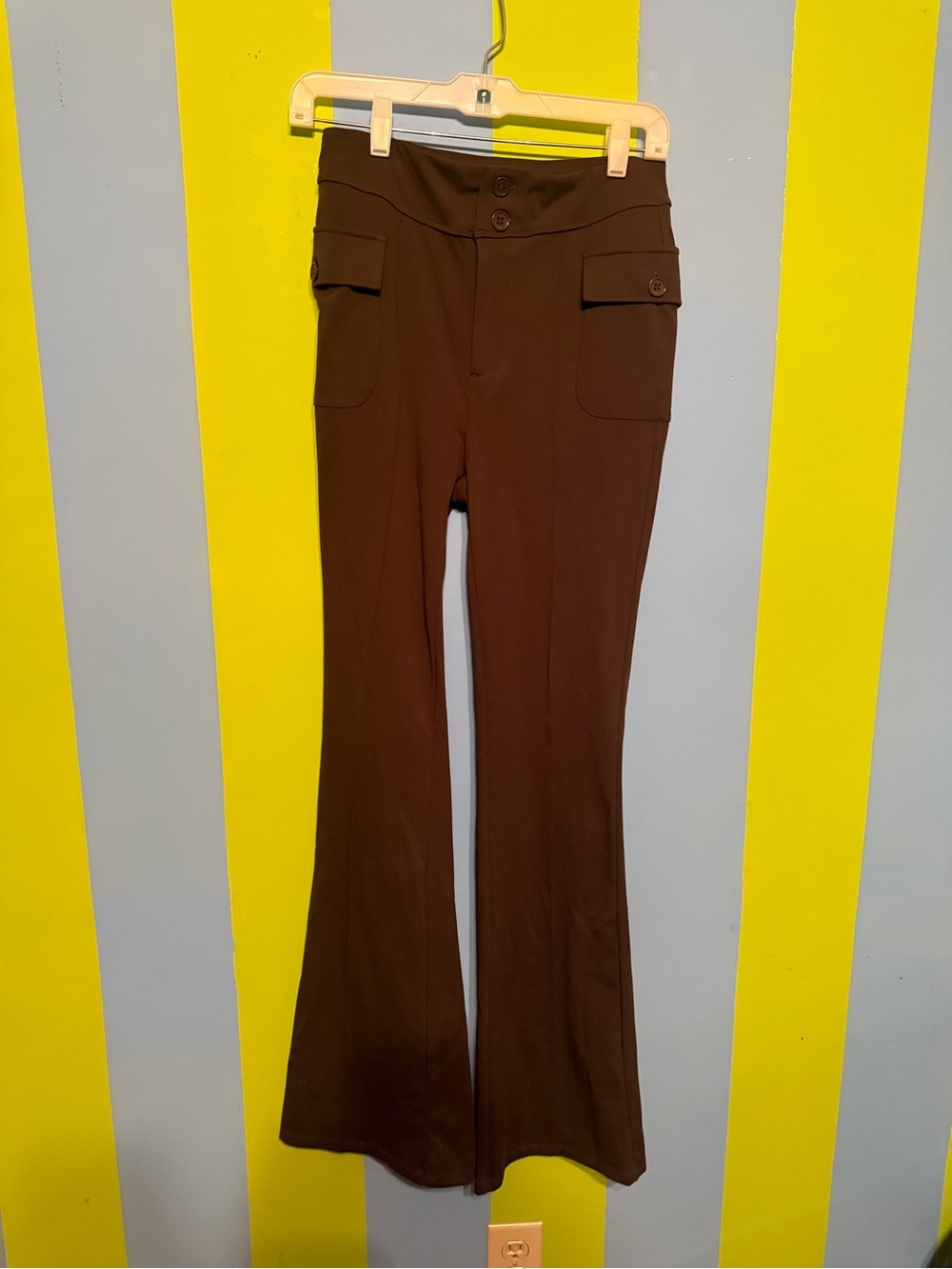 Halara dress pants size medium tall. Dark green